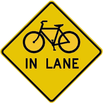 full lane sign