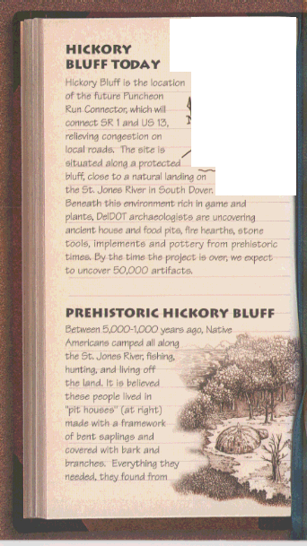 Hickory Bluff pamphlet